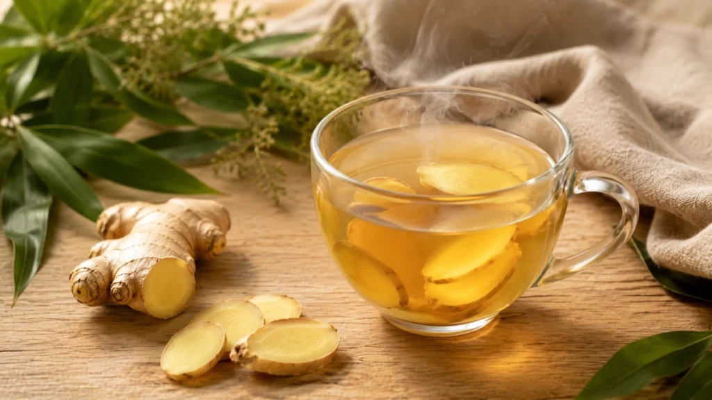 Ginger tea for nausea
