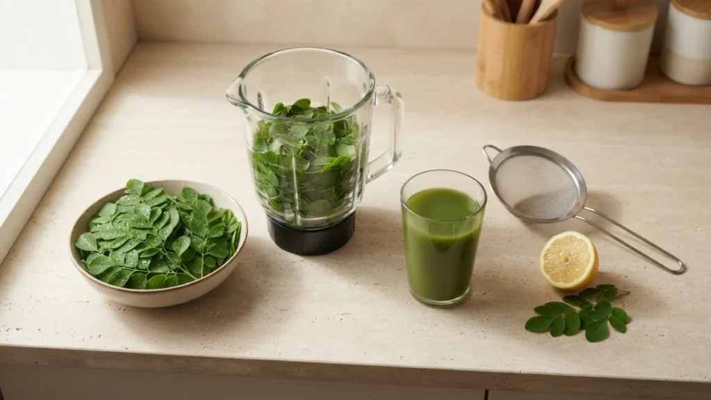 How to Make Moringa Juice at Home