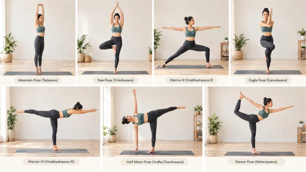 7 yoga poses for balance