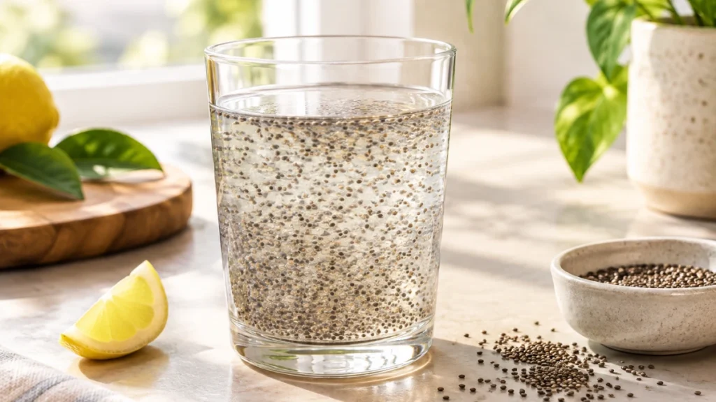 how to make chia seed water overnight