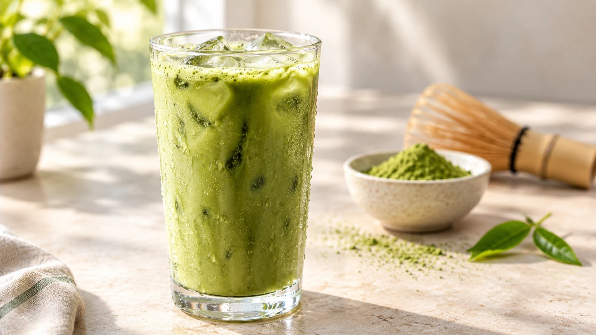 how to make iced matcha at home