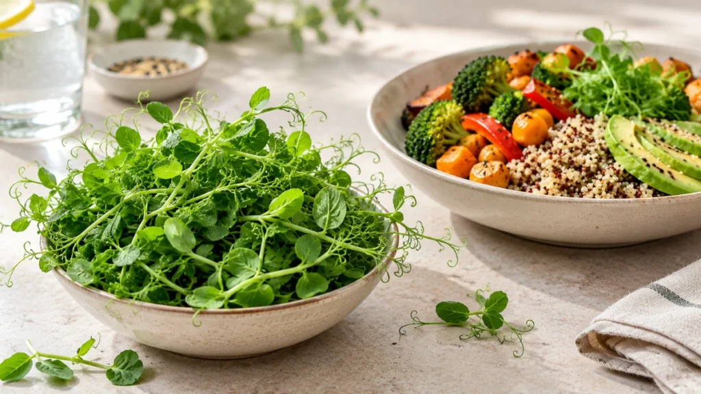 pea shoots