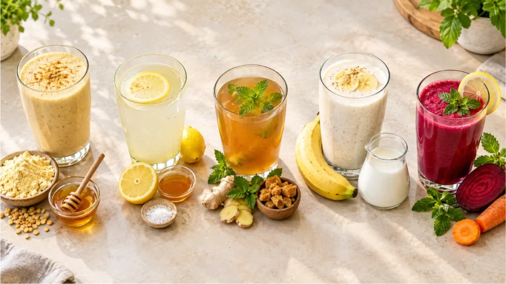 five homemade pre workout drinks for energy and performance